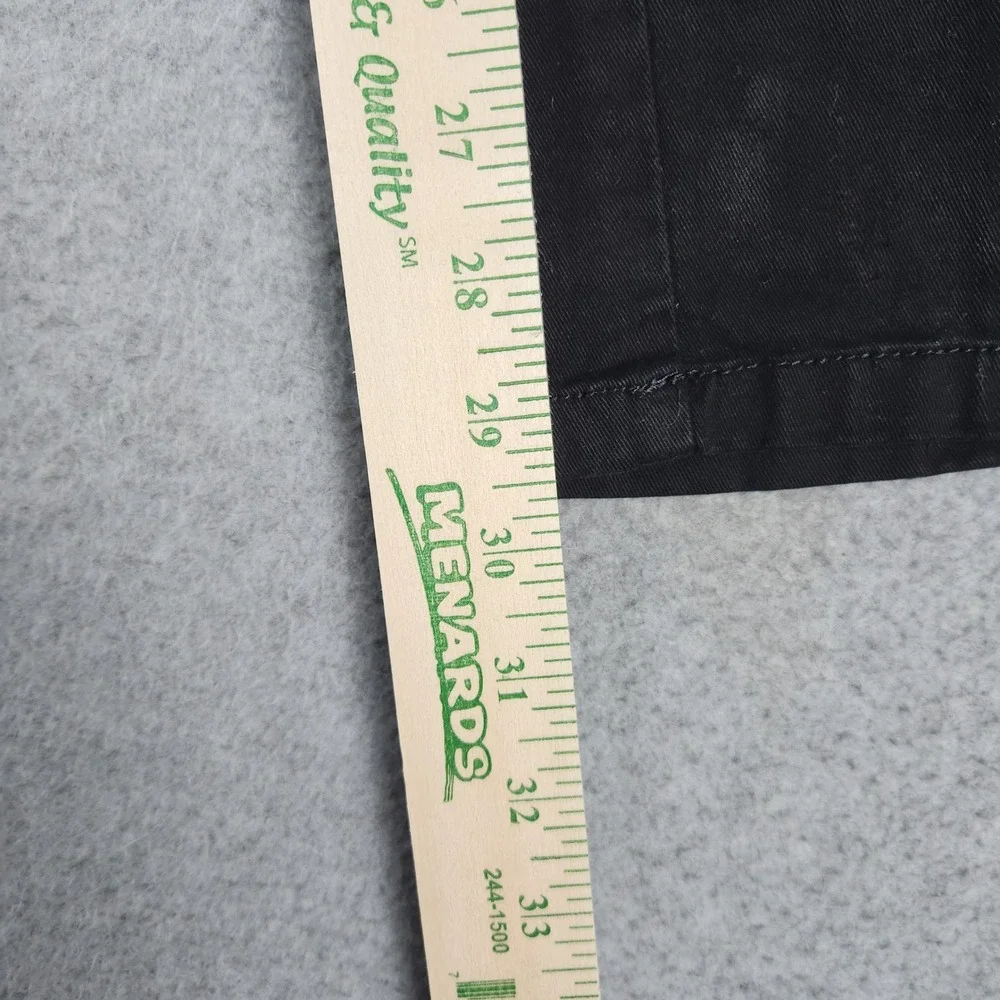 The Children's Place Pants Kids 16 Black Cotton Stretch Comfort Straight Leg
